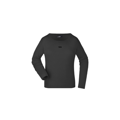 Longsleeve CLASSIC mit Stick auf der Brust