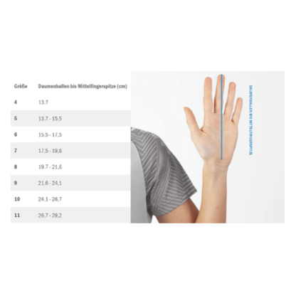 Handschuhe bedruckt mit Wappen SVE & Initialen