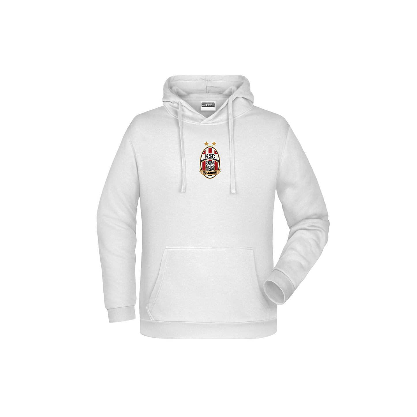 Hoodie KSC inkl. Druck Wappen auf der Brust