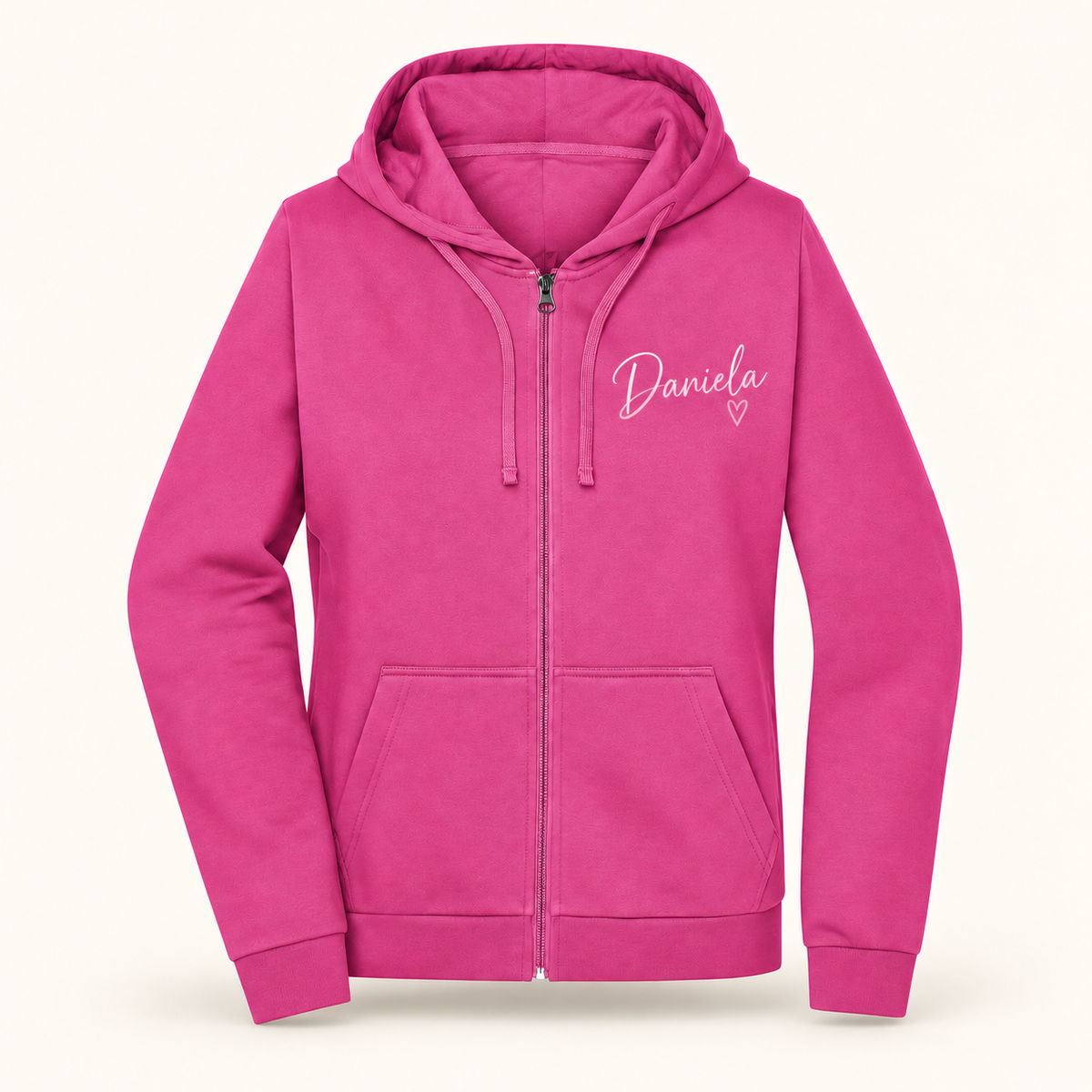 Pinke Damen Jacke mit Kapuze