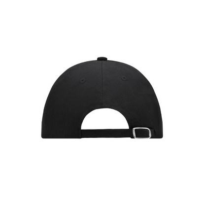 6-Panel Raver Cap schwarz inkl. Stick PEAKS