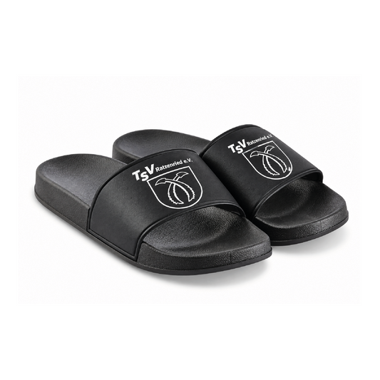 Badeschlappen schwarz TSV Ratzenried