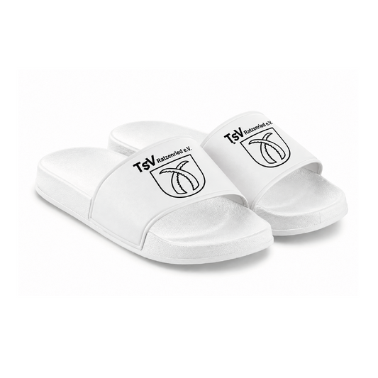 Badeschlappen weiß TSV Ratzenried